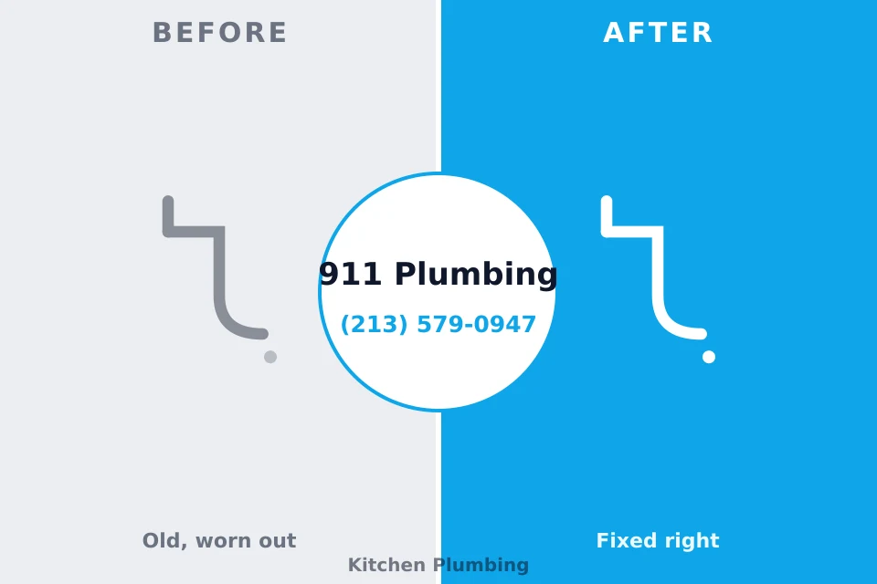 Before and after: plumbing company Milford, NJ